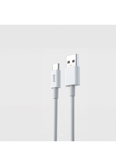 Dvıp L34 6a 120w Fast Charging Usba To Type-c Data Ve Hızlı Şarj Kablosu 1m Beyaz