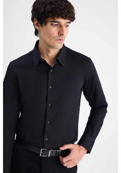 D'S Damat Ds Damat Slim Fit Siyah Örme Gömlek 6hf02g801281m Çok Renkli D'S Damat Ds Damat Slim Fit Siyah Örme Gömlek 6hf02g801281m Çok Renkli