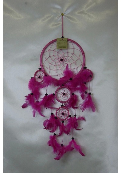 Dream Catcher Düş Kapanı Pembe 11 Cm