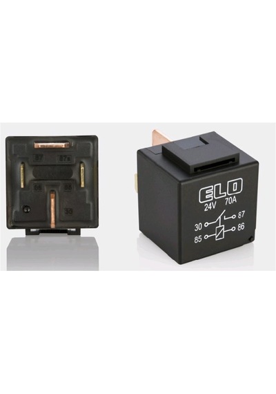 24V Röle 4 Uçlu 70 A 2 Uç Küçük / 2 Uç Büyük 6.3 Mm / 9.5 Mm N11.1106