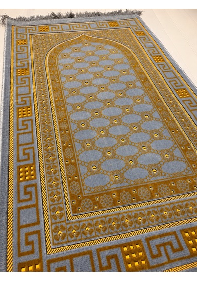 Kadife Seccade - 70x110 Cm - Yumuşak Ve Konforlu Gri