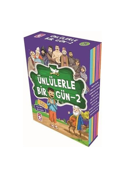 Ünlülerle Bir Gün 2 Set 10 Kitap - Timaş Çocuk Yayınları