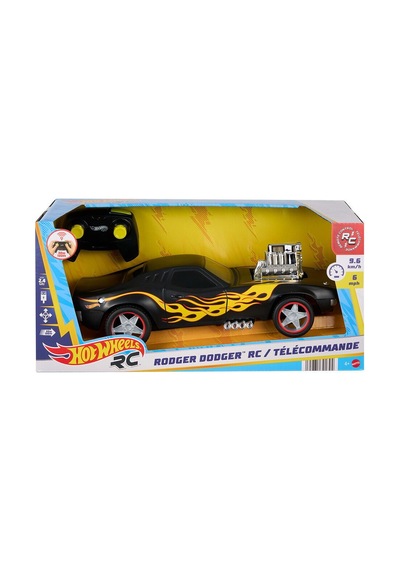 Jnb89 Hot Wheels Uzaktan Kumandalı 1:16 Siyah Rodger Dodger