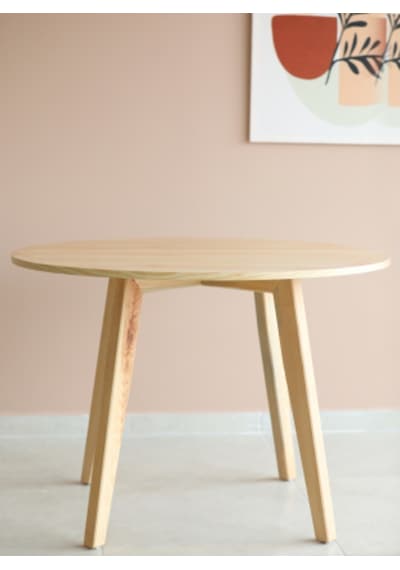Naturalwood Yuvarlak Yemek Masası, Modern Çam Kaplama Yemek Masası, Toplantı Naturalwood Yuvarlak Yemek Masası, Modern Çam Kaplama Yemek Masası, Toplantı