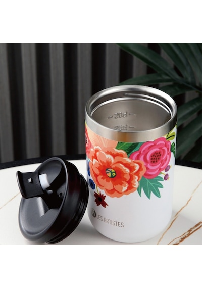 Les Artistes Paris Isı Yalıtımlı Çelik Termos Mug 350ml Happy Snoopy Çok Renkli