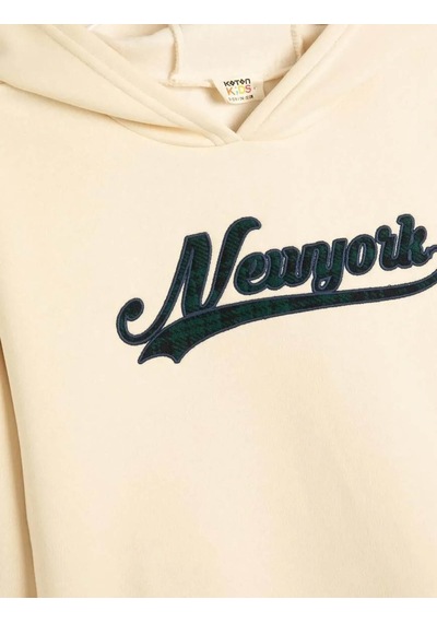Koton Kız Çocuk Sweatshirt Ekru 4wkg10055ak 24ky59000190 Y5915 Ekru