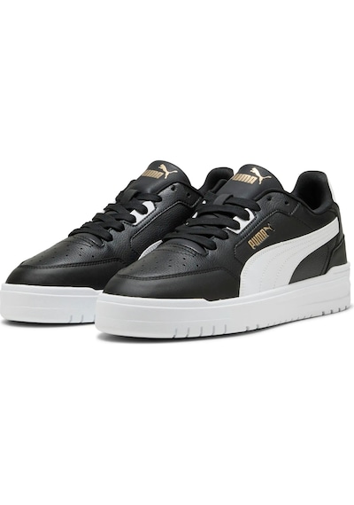 Puma Shuffle Downtown Siyah Beyaz Erkek Sneaker Spor Ayakkabı Siyah