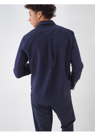 Xint Lacivert Pamuk Dokulu Regular Fit Gömlek 700930 Xint Lacivert Pamuk Dokulu Regular Fit Gömlek 700930