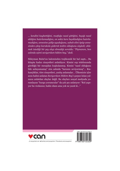 Seviyordum Hâkim Bey - Süleyman Bulut  - Can Yayınları