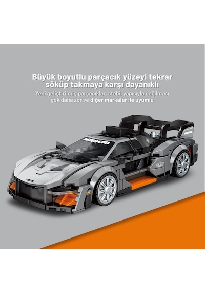 Sembo Block Mclaren Senna Gtr Yapı Bloğu Seti 308 Parça