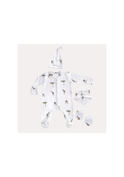 Mama Padre Jirafa Yenidoğan Mini Set - 4 Parça Renkli - 861046954 Renkli