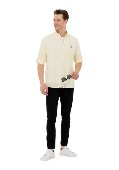 U.S. Polo Assn. Erkek Kanvas / Chino Pantolon Siyah
