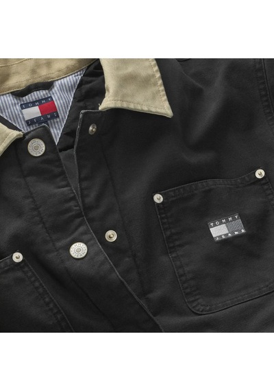 Tommy Hilfiger Tjw Chore Jacket Ext, Bds Siyah Kadın Ceket