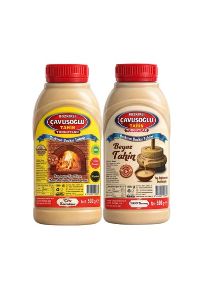 Odun Ateşinde Çifte Kavrulmuş 500g + Beyaz Tahin 500g