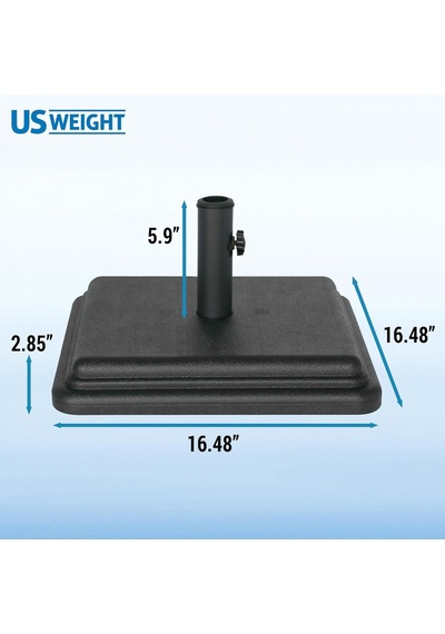 40 Lb Şemsiye Tabanı - Veranda Masası İle Kullanım İçin Ağırlıklı Şemsiye Tabanı - Ağır Hizmet Tabanı- 4 Diğer