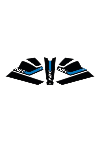 GP Kompozit  CF Moto 250 NK 2023-2024 Uyumlu Tank Pad Seti Mavi
