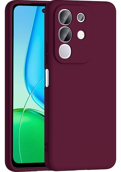 Vivo Y29 4g Kılıf Zore Mara Lansman Kapak Koyu Mor