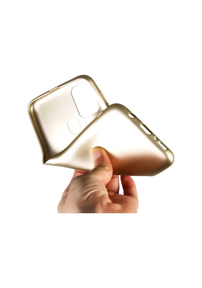Samsung Galaxy Uyumlu M31 Kılıf Zore Premier Silikon Kapak-Gold