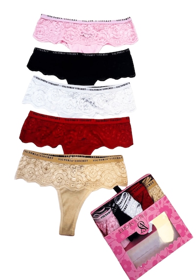 Victoria'S Secret Victoria"s Secret Dantelli Külot Takım 5"li Set Çok Renkli