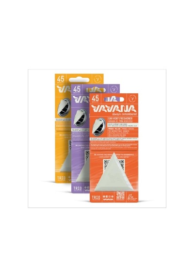 Vavana Araba Klima Kokusu 3'lü Set -trio Oto Kokusu Bpa & Sıvı İçermez 45 Gün Etkili Trio-set2