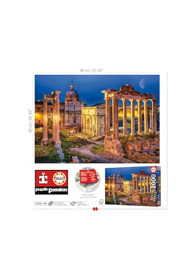 Educa 2000 Parça Roma Forumu Puzzle - 19619 - Roman Forum