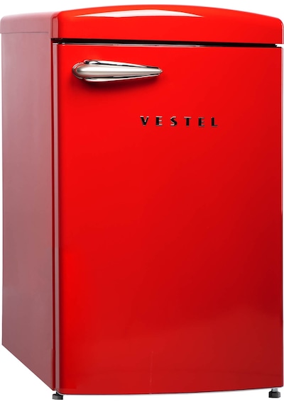 Vestel Retro SB14111 122 L Statik Buzdolabı Kırmızı