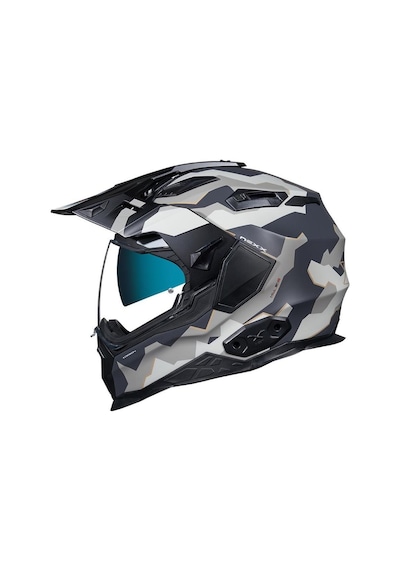 Nexx X.wed 2 Hill End Kros Motosiklet Kaskı 67278 Mat Gri Kum
