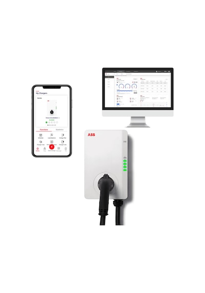 Abb Terra AC 22 KW Kablosuz Duvar Tipi Elektrikli Araç Şarj İstasyonu