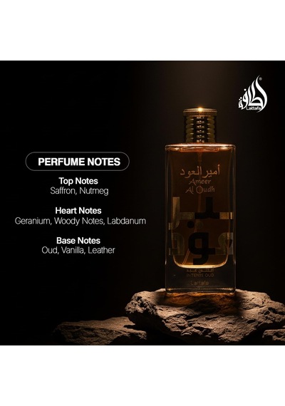 Ameer Al Oud Intense Oud For Unisex Eau De Parfum Spray, 3.4 Ounce