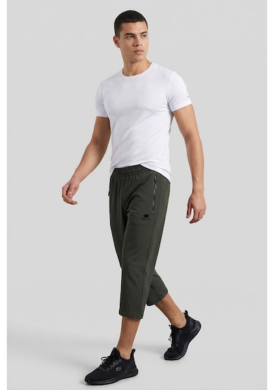 Tommy Life Haki Bağcıklı Standart Kalıp Fermuar Cepli Aktif Spor Erkek Kapri - 83096 Haki
