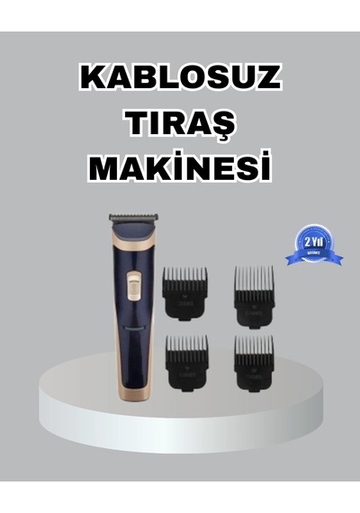 Ceylan Adam Çelik Bıçaklı Unisex Şarjlı Tıraş Makinesi Sessiz Motor, Kablosuz Ve Ayarlanabilir