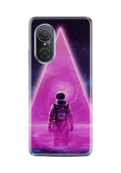 Huawei Nova 9 Se Kılıf Resimli Desenli Silikon Platinium Series Astro Purple2 1907
