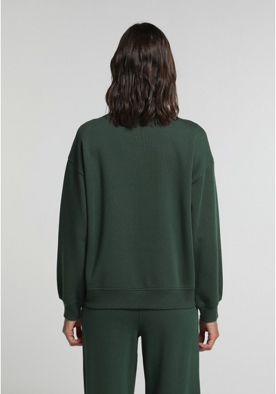 Colin's Colins Regular Fit Yuvarlak Yaka Baskılı Kadın Yeşil Sweatshirt Cl1080748 Q1.v2 Gre Koyu Yeşil
