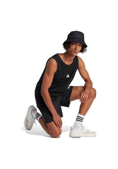 Adidas Essentials Small Logo Erkek Siyah Atlet Siyah