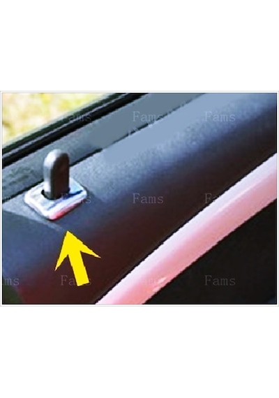 Dacia Logan Mcv Krom İç Kilit Buton Çerçeve 4Prç. 2005-2012