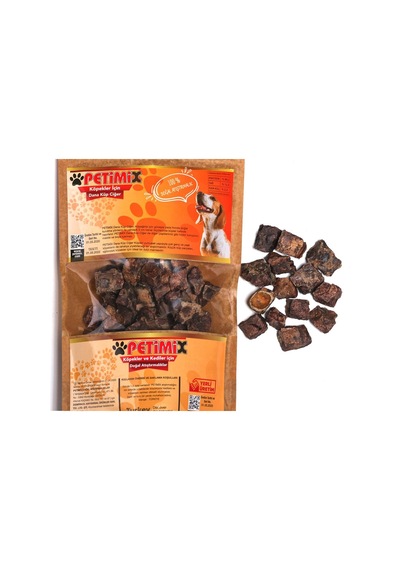 Dana Ciğer Küpleri Köpek Ödül Maması 100g