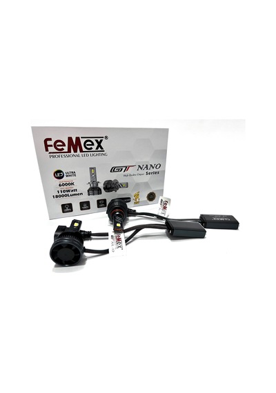 FEMEX GT NANO Csp LEXTAR Hır2 9012 Led Xenon Led Headlight
