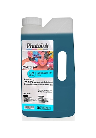 Epson Dx5 Dx7 5113 Uyumlu Açık Mavi Süblimasyon Mürekkebi 1 Litre T-sd7 Bk654.4.4.4.00.554 Inktec