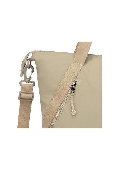 Smart Bags Mikro Poly Kumaş Büyük Boy Kadın Omuz Çantası 3335 Vizon