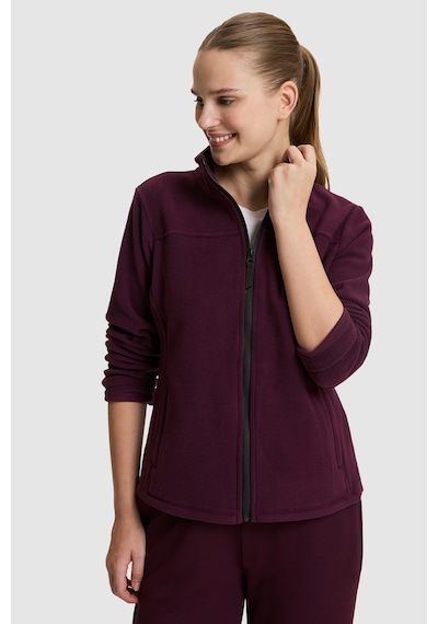 U.S. Polo Assn. Kadın Bordo Örme Hırka 50329022-vr180 Dark Plum