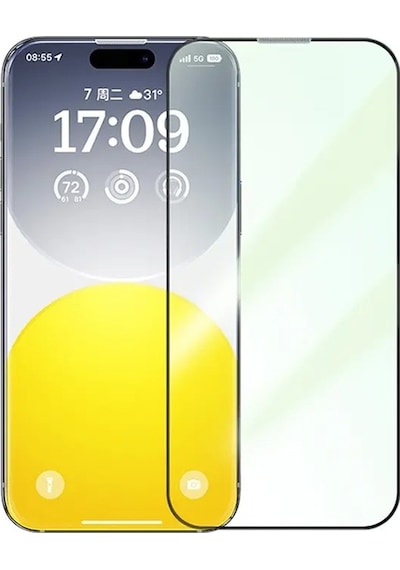 Baseus Corning Apple iPhone 15 Pro Uyumlu Eye-protection Cam Ekran Koruyucu