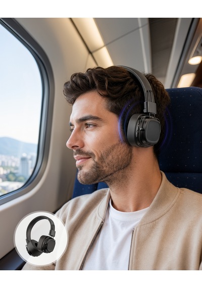 Kablosuz Kulak Üstü Bluetooth Kulaklık Katlanabilir Uczzzbt40-8