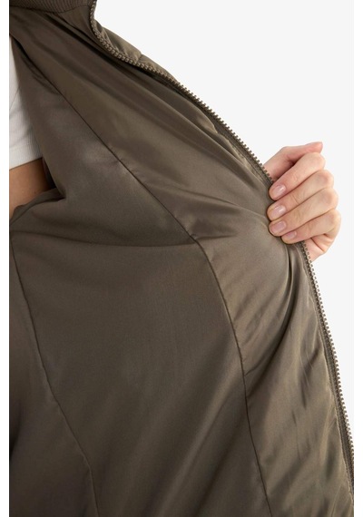 Defacto Su Geçirmez Regular Fit Kapüşonlu Parka F3557ax25wnkh402 Haki-kh402