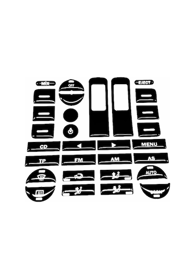 Volkswagen Passat Teyp Tuş Takımı Pianoblack 2005-2009