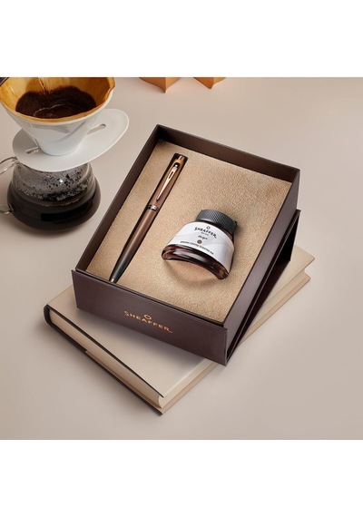 100 Coffee Edition Dolma Kalem Hediye Seti, Kahverengi, Kahve Kokulu Mürekkep Diğer
