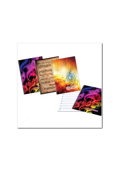 Keskincolor 40 Yaprak A4 Spiralli Müzik Defter