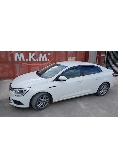 Renault Megane 4 Sedan 4'Lü Mugen Cam Rüzgarlık Seti