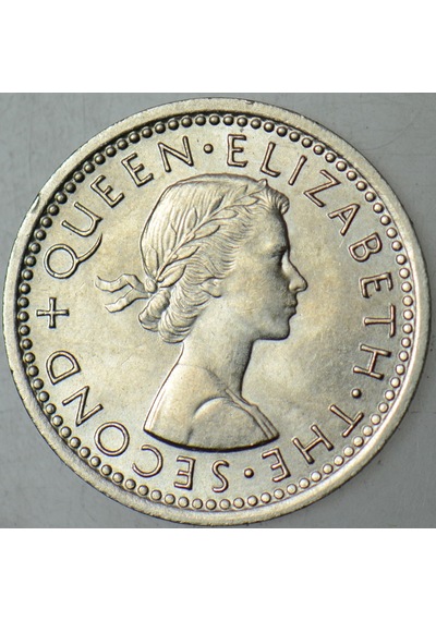 Yeni Zelanda 3 Pence 1965 Kraliçe Iı. Elizabeth. Çil.