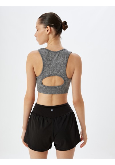 Koton Sporcu Sütyeni U Yaka Slim Fit Sırt Detaylı Kırçıllı Gri Melanj 5wak30106nk Gri Melanj Koton Sporcu Sütyeni U Yaka Slim Fit Sırt Detaylı Kırçıllı Gri Melanj 5wak30106nk Gri Melanj