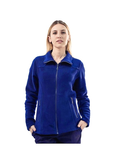 Şensel, Kadın Polar Mont, Saks Mavi -99E341- Cepli, Outdoor
